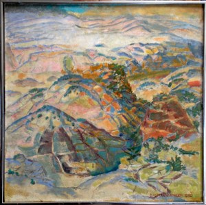 Untitled (New Mexico Landscape), Gustave Baumann and John McHugh, Matthews Gallery
