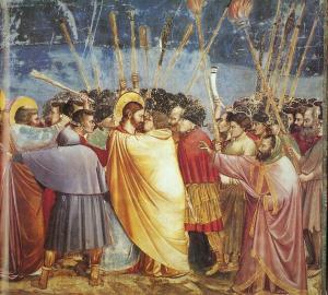 Giotto, "The Kiss of Judas"