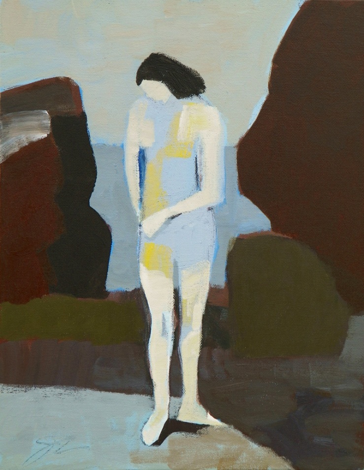 Jamie Chase- Bather by the Sea- Artfact Auctions