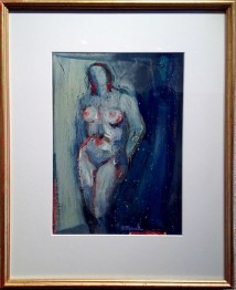 Harold Frank - Blue Nude - Matthews Gallery