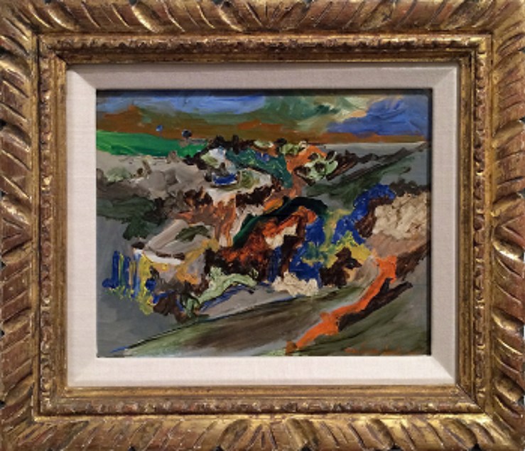 Jean-Pierre Jouffroy- Untitled Modernist Landscape- Matthews Gallery Blog