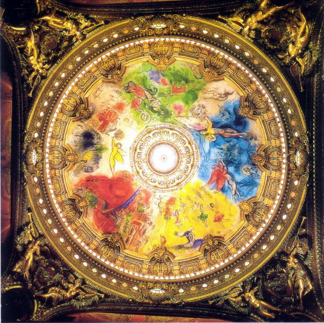 Marc Chagall's Ceiling at the Paris Opera- Matthews Gallery Blog