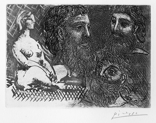 Pablo Picasso used a sugar life aquatint technique in his Vollard Suite- Matthews Gallery Blog