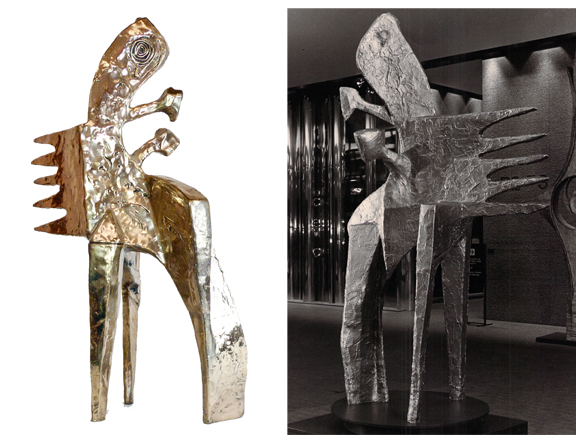 Hannah Holliday Stewart- Maquette and Full-Scale Survivor Sculptures- Matthews Gallery blog