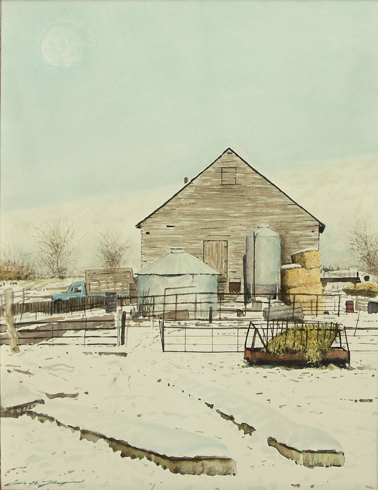 Eric G. Thompson- Winter Moon- Matthews Gallery blog