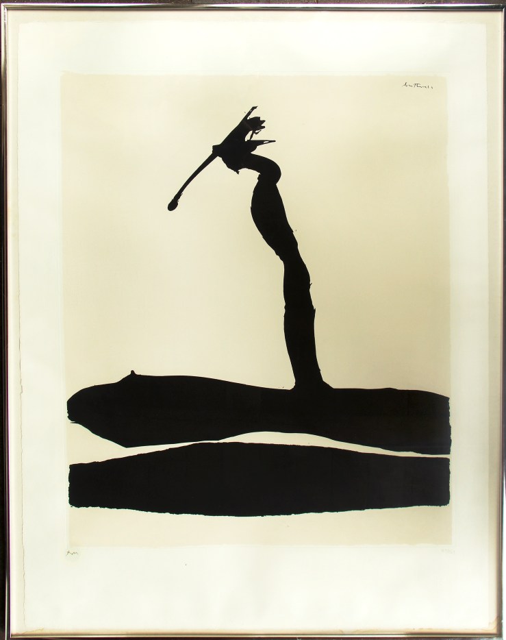 Robert Motherwell- Africa 4- Silkscreen- Matthews Gallery Blog 