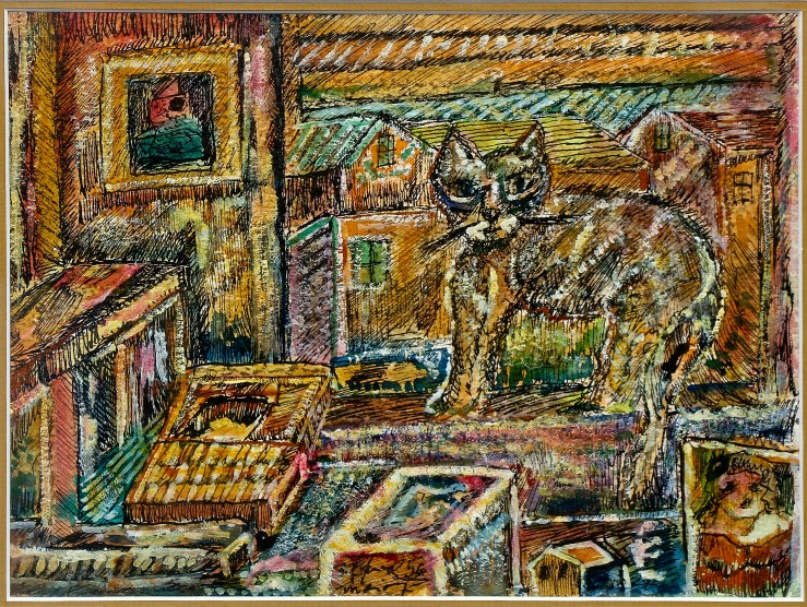 Alfred Morang- Mitzi Cat- Matthews Gallery Blog