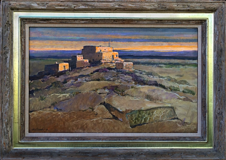 Eric Sloane- Hopi Country- Oil on Panel- Matthews Gallery Blog 