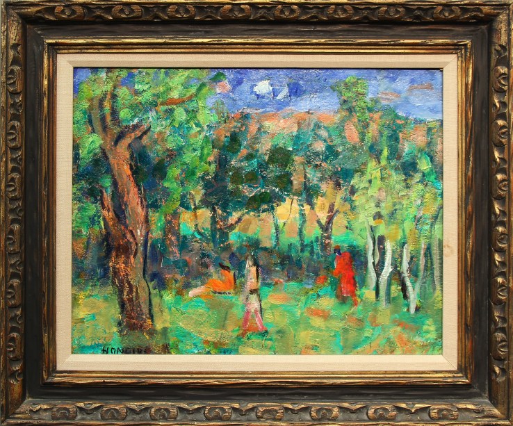 Gerrit Hondius- Untitled Modernist Landscape- Matthews Gallery Blog 