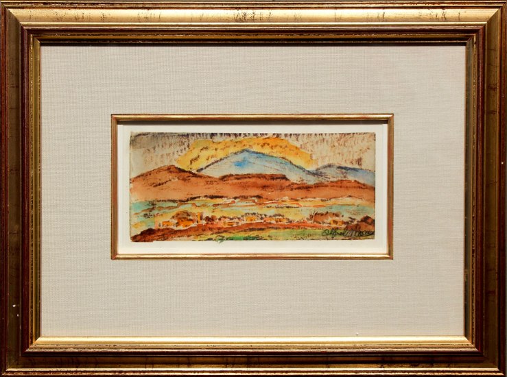 Alfred Morang- Blue Mountain Yellow Sky- Matthews Gallery Blog