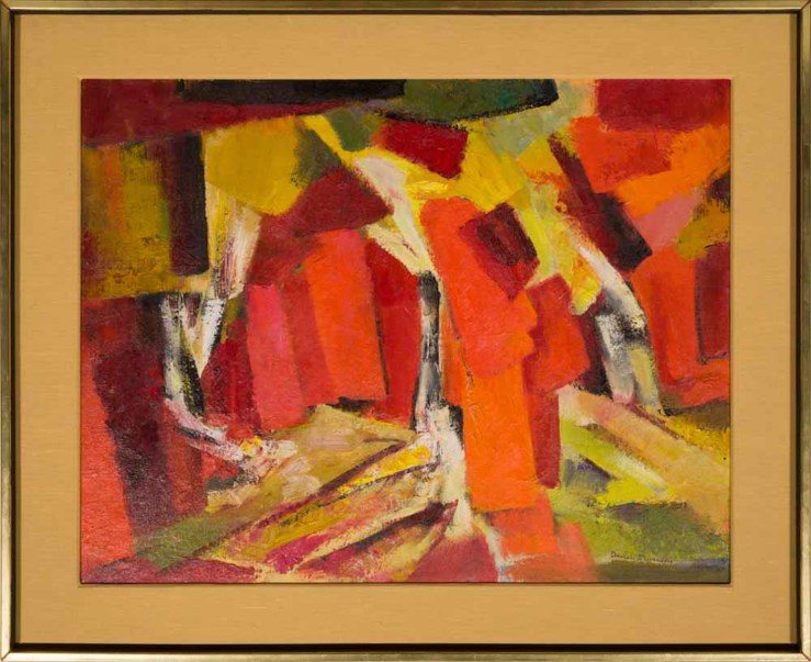 Beulah Stevenson- Place Of Drums- New Mexico - 1940-5- Matthews Gallery Blog