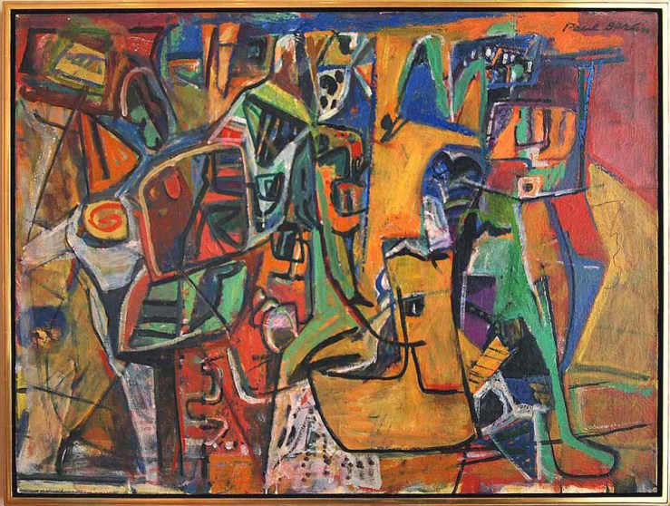 Paul Burlin- Untitled Pivot 1952- Matthews Gallery Blog 