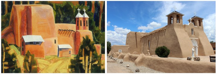 Alice Webb- San Francisco de Assissi Mission Church in Taos- Matthews Gallery Blog