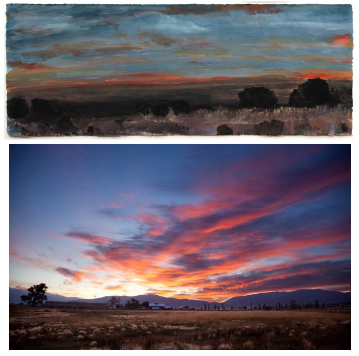 Barbara Brock- Taos sunset- Matthews Gallery Blog