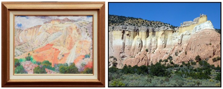 Eli Levin- Abiquiu Landscape- Matthews Gallery Blog