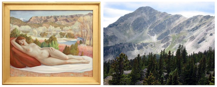 Eli Levin- Glimpse of Truchas Peak- Matthews Gallery Blog