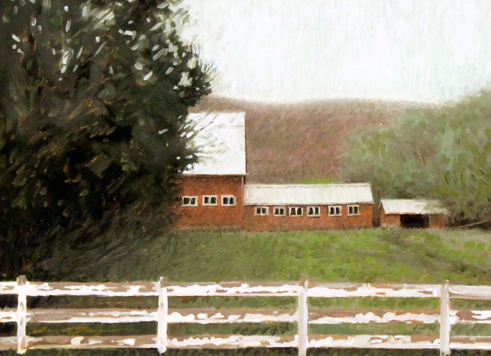 Eric Thompson- Cool Morning- Oil on Panel- Matthews Gallery Blog  