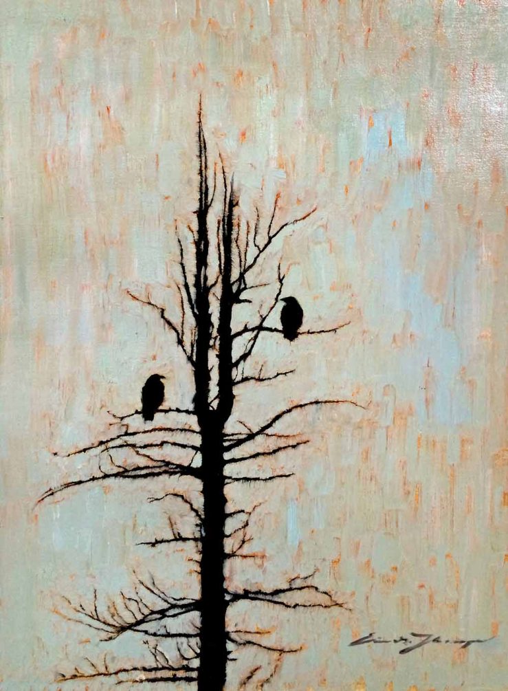 Eric Thompson- The Watch- Oil on Linen- Matthews Gallery Blog 